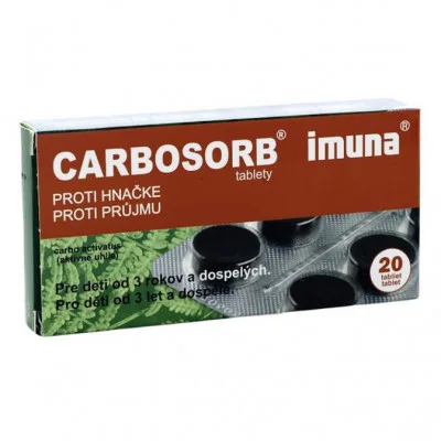 CARBOSORB POR 320MG TBL NOB 20