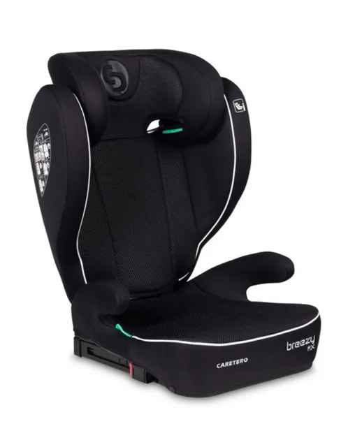 Caretero Dětská autosedačka Breezy 2v1 s isofixem, 100-150cm, černá