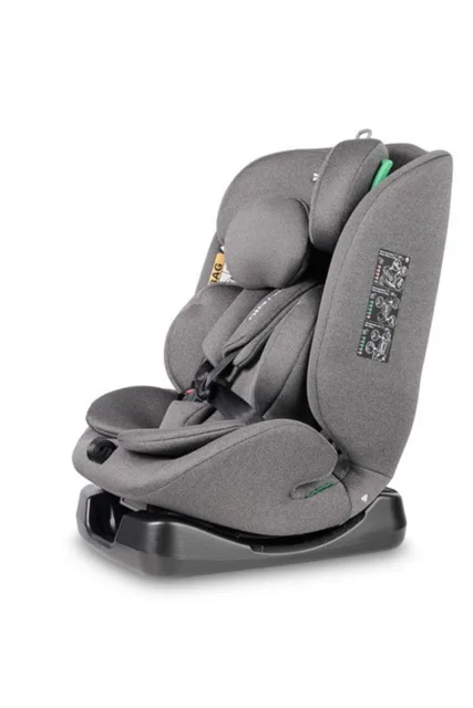 Caretero Dětská autosedačka Mundi i-Size, šedá, 40–150 cm