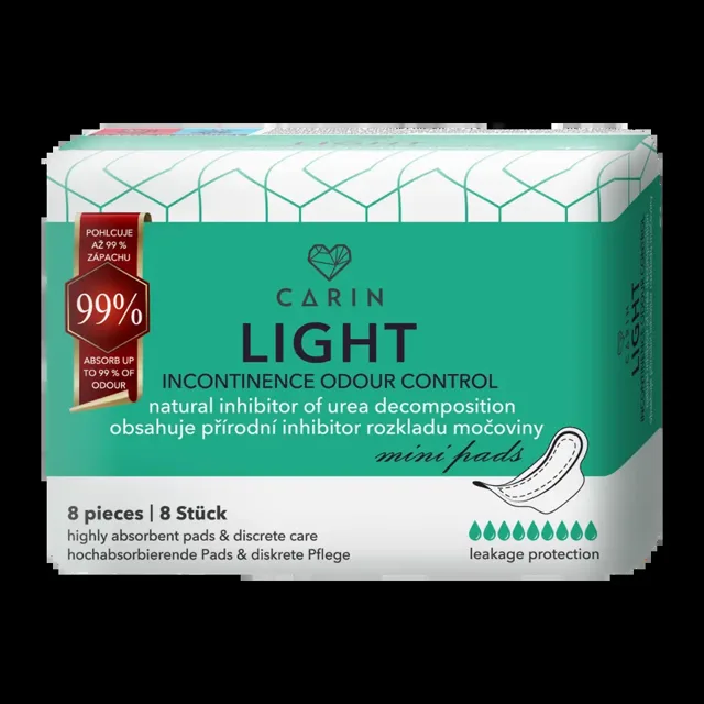 Carin Inkontinenční vložky Light Odour Control Mini  8 ks