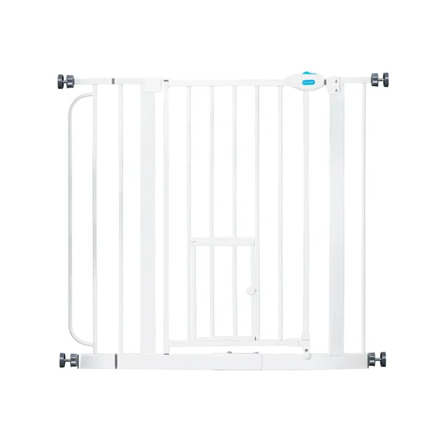 Carlson extra široká zábrana s dvířky pro malá zvířata - Š 75 - 90 cm (včetně 11,43 cm nástavce)