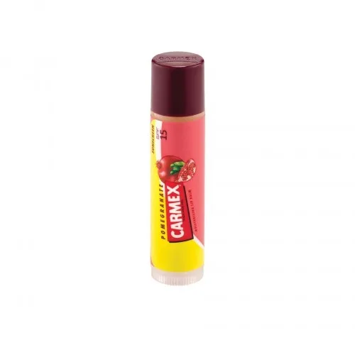Carmex Stick Pomegranate ochranný a zklidňující balzám na rty s SPF 15 4,25g