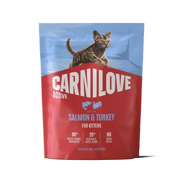 CARNILOVE Active Cat Salmon and Turkey for Kittens 400 g losos a krůta, pro koťata všech plemen