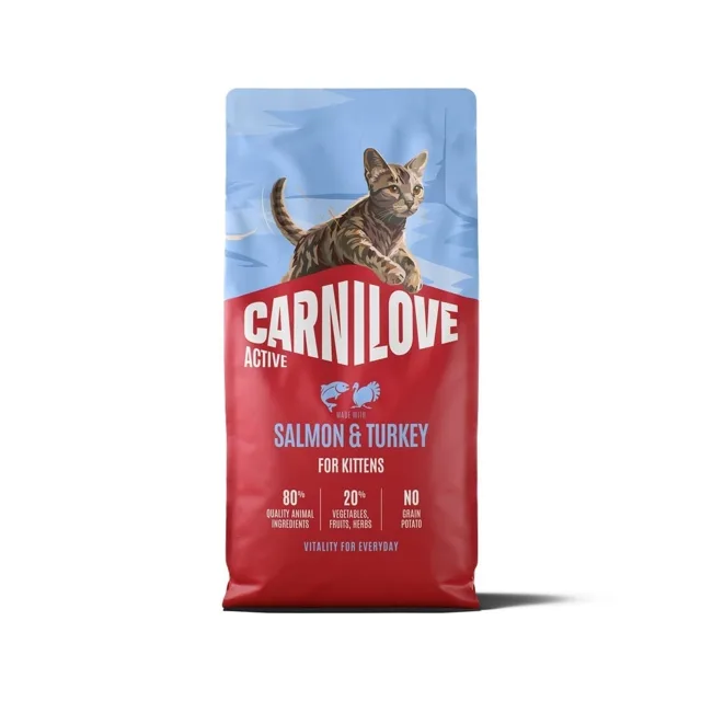 CARNILOVE Active Cat Salmon and Turkey for Kittens 6 kg losos a krůta, pro koťata všech plemen