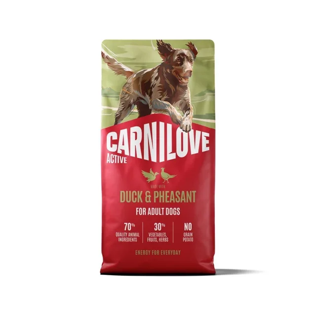 CARNILOVE Active Dog Duck and Pheasant Adult 12 kg kachna a bažant, pro dospělé psy