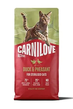 Carnilove Cat Active Dry Duck&pheasant sterilised adult ab 6kg