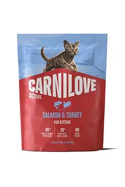 Carnilove Cat Active Dry Salmon&turkey Kittens 400g