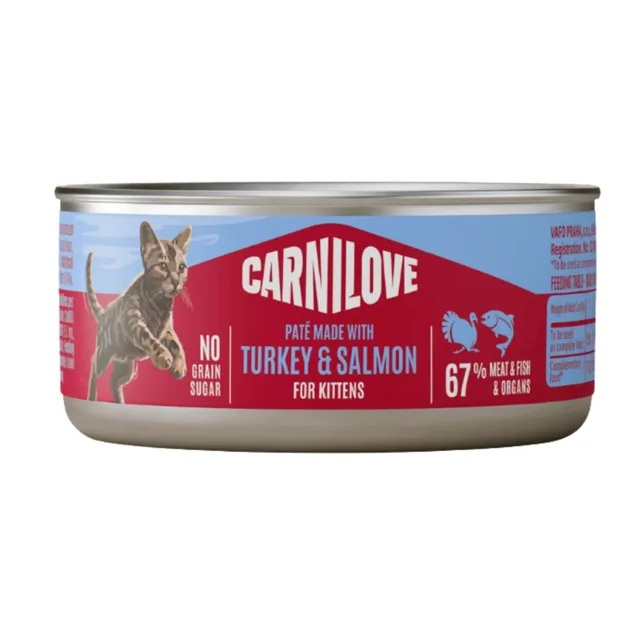 Carnilove Cat Can Paté Turkey&Salmon Kittens 100g | P59444