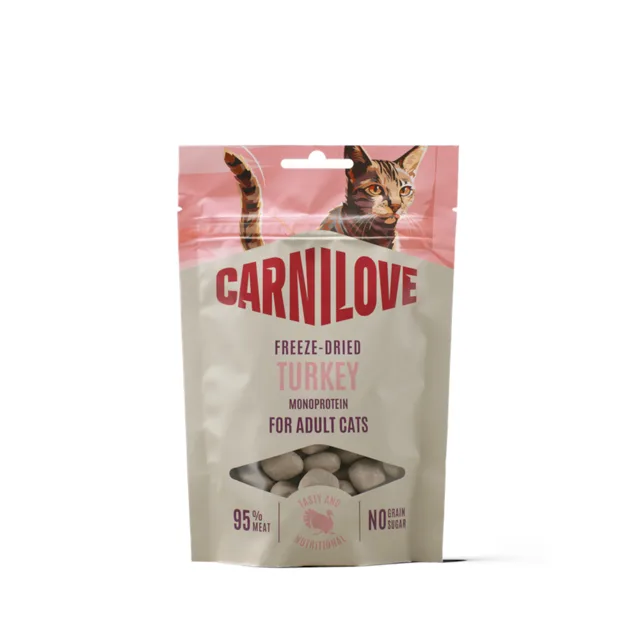 Carnilove Cat Freeze Dried - Výhodné balení: 4 x 40 g hovězí