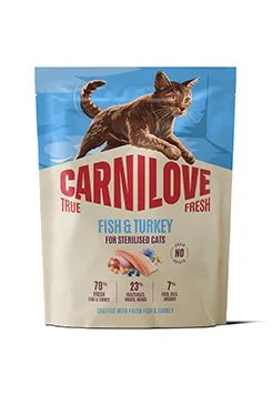 Carnilove Cat True Fresh Dry Fish&turkey sterilised adult ab 400g