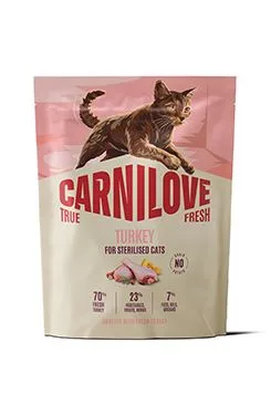 Carnilove Cat True Fresh Dry Turkey Sterilised adult ab 400g