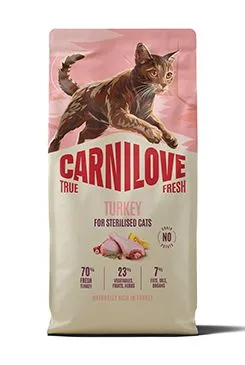 Carnilove Cat True Fresh Dry Turkey Sterilised adult ab 6kg
