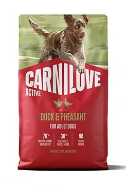 Carnilove Dog Active Dry Duck&pheasant Adult Ab 4kg