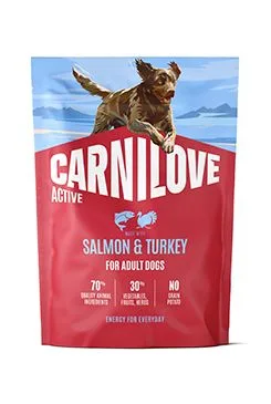 Carnilove Dog Active Dry Salmon&turkey Adult Ab 1,5kg