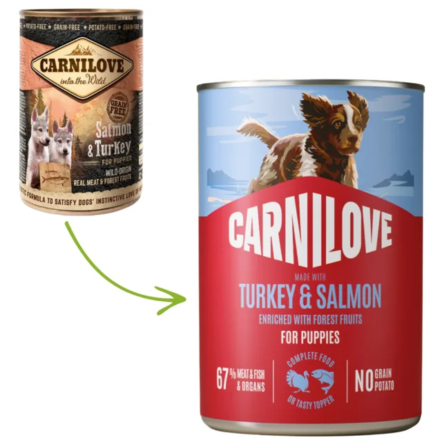 Carnilove Dog Adult Konz. Turkey &amp; Salmon - 400g