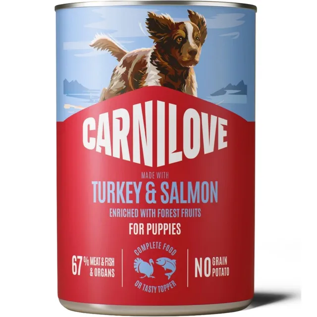 Carnilove Dog Can Paté Turkey&Salmon Puppies 400g | P59476