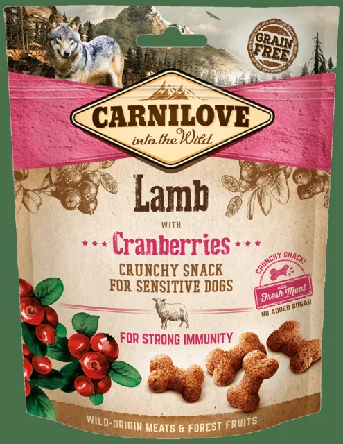 Carnilove Dog Crunchy Snack Lamb with Cranberries 200g
