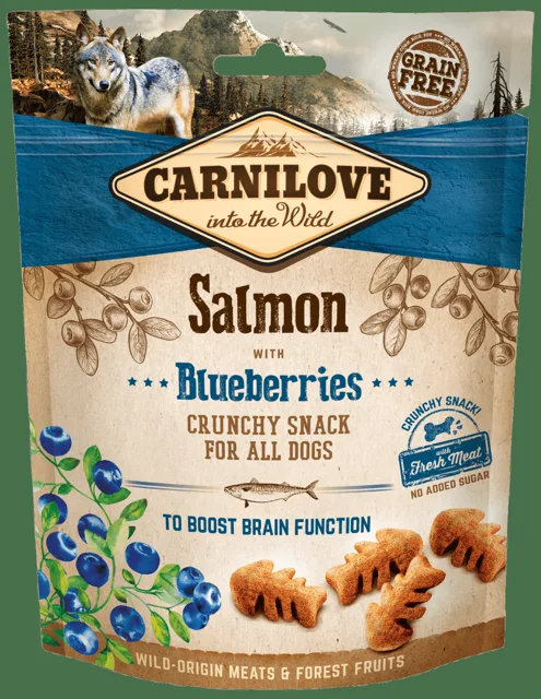 Carnilove Dog Crunchy Snack Salmon with Blueberries 200g