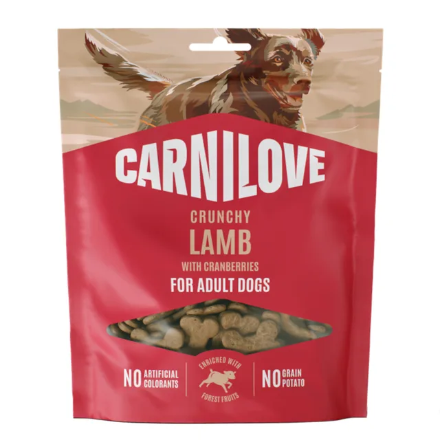 Carnilove Dog Crunchy Snack - Výhodné balení: losos s borůvkami (4 x 200 g)