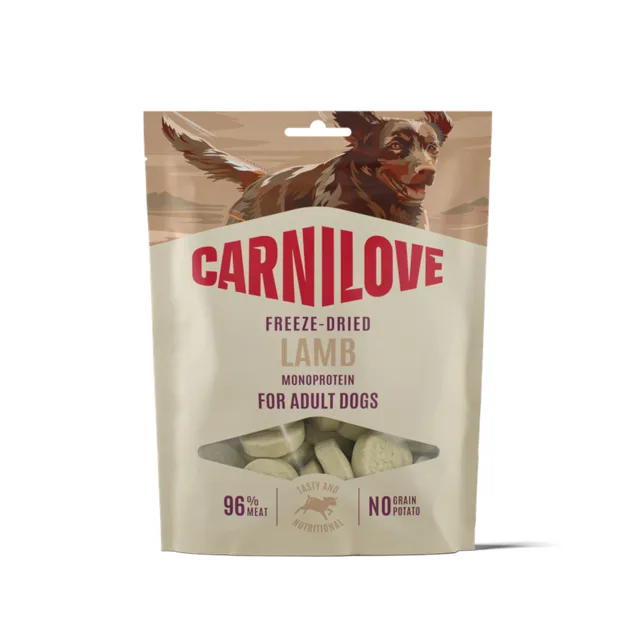 Carnilove Dog Freeze Dried Snack - Výhodné balení: 4 x 60 g krocan