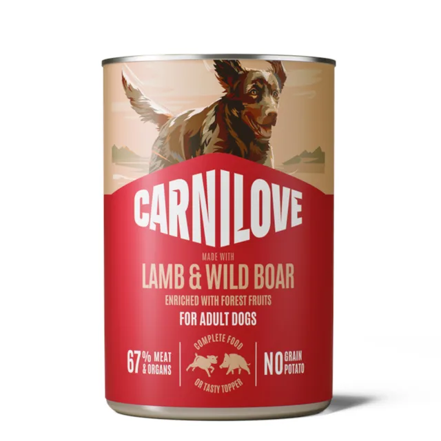 Carnilove Dog in Paté 24 x 400 g - výhodné balení - kachna a bažant