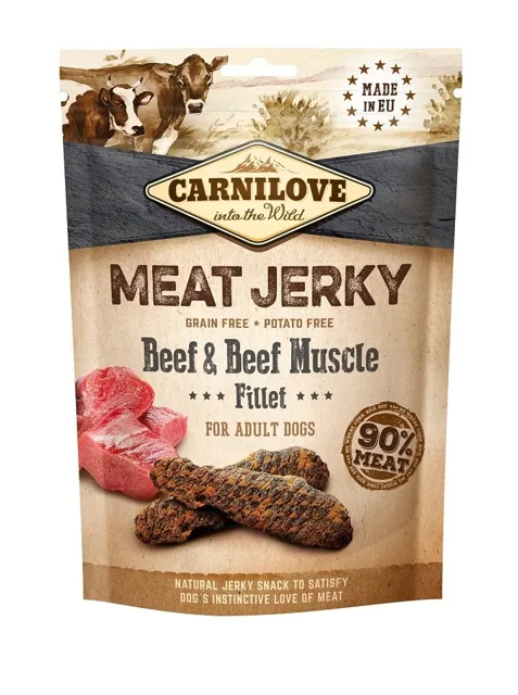CARNILOVE Dog Jerky Beef with Beef Muscle Fillet 100g