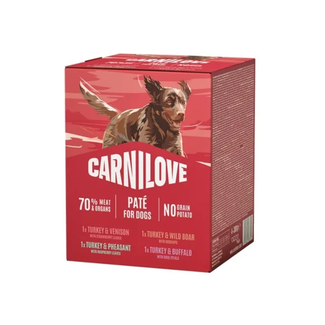 Carnilove Dog Pouch Paté Multipack 4x300g | P59464