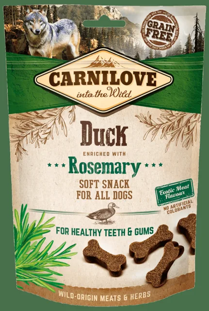 Carnilove Dog Semi Moist Snack Duck enriched with Rosemary 200g