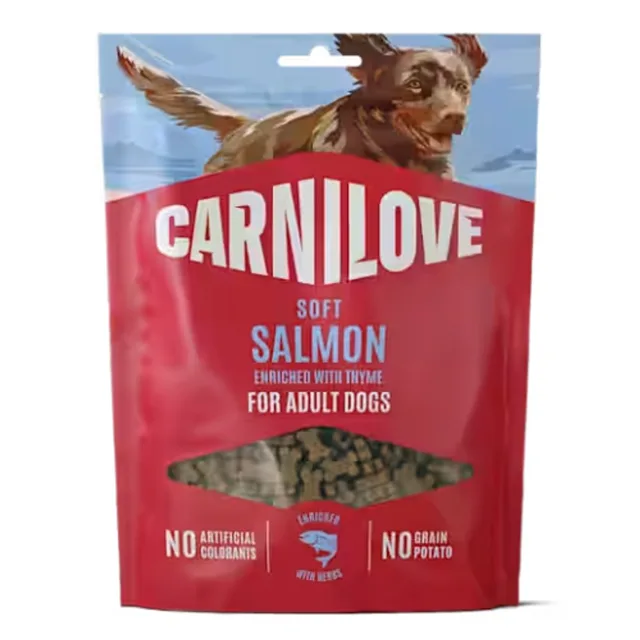 Carnilove Dog soft Snack Salmon & Thyme Small Bite 200g | P59474