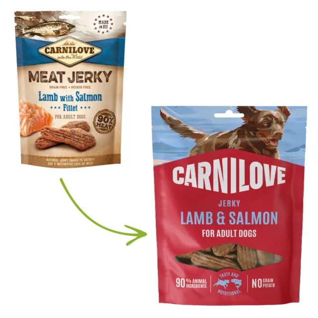 Carnilove Jerky Snack 100g - Lamb &amp; Salmon