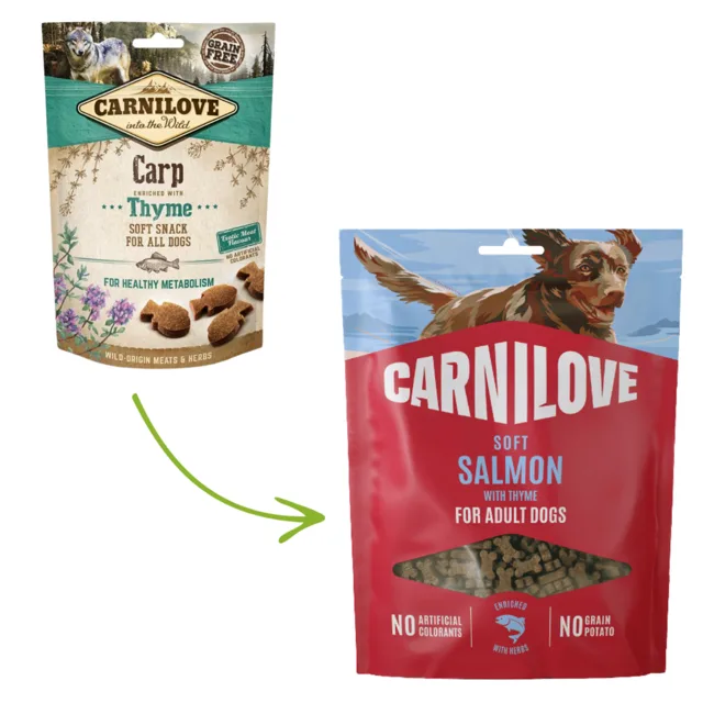 Carnilove Soft Snack 200g - Salmon with Thyme