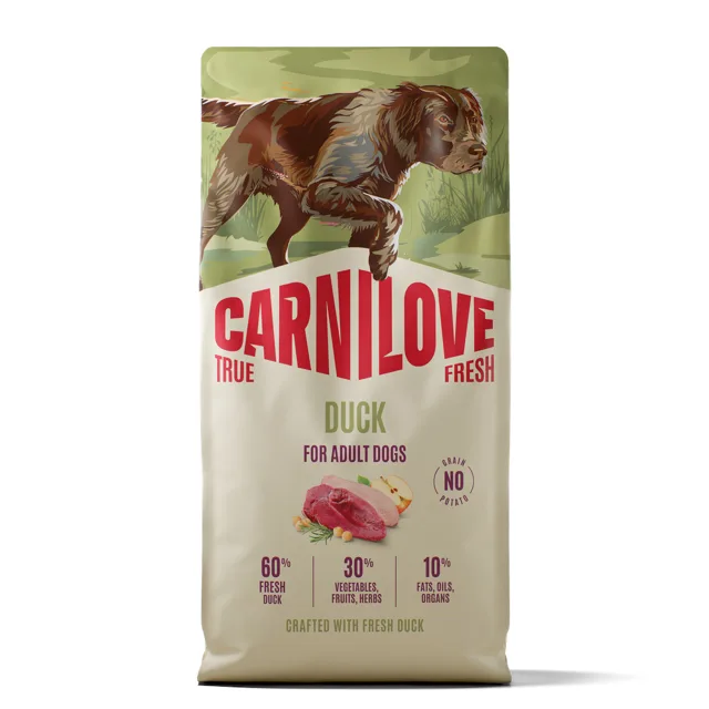 Carnilove True Fresh Adult kachna  - Výhodné balení: 2 x 12 kg