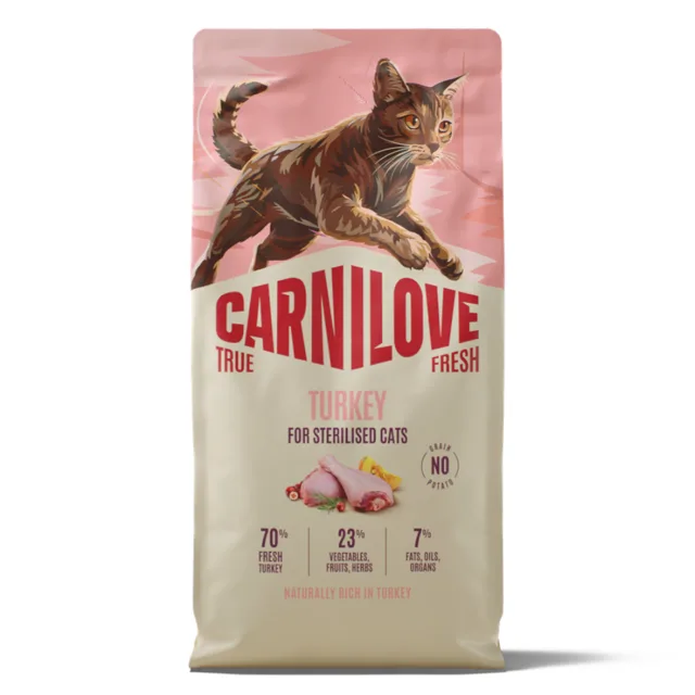 Carnilove True Fresh Adult Sterilised krůta - Výhodné balení: 2 x 6 kg
