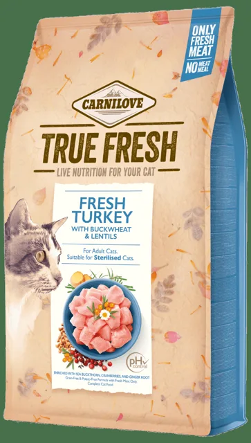 Carnilove True Fresh Cat Turkey 4,8kg
