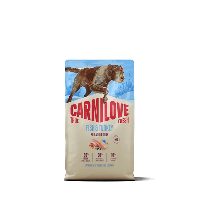 CARNILOVE True fresh dog granule pro psy ryba a krůta 4 kg