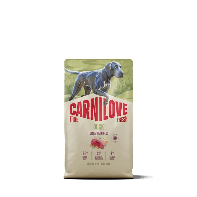 CARNILOVE True fresh dog granule s kachním pro velká plemena psů 4 kg