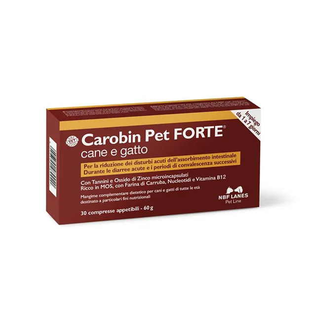 Carobin Pet Forte Doplňkové krmivo pro psy a kočky - 60 g