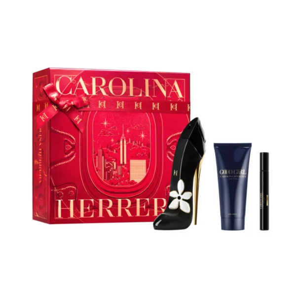 Carolina Herrera Good Girl Jasmine Absolute dárkový set (parfémová voda 80 ml + cestovní velikost + tělové mléko 100 ml) 1 ks