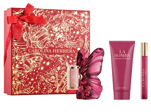Carolina Herrera La Bomba - EDP 80 ml + tělové mléko 100 ml + EDP 10 ml