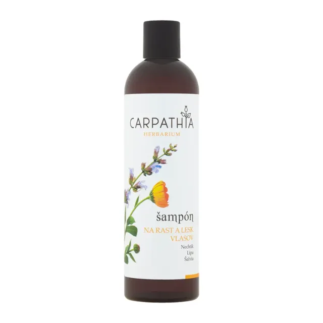 Carpathia Herbarium Šampon na růst a lesk vlasů  350 ml