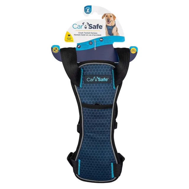 CarSafe postroj do auta pro psy testovaný proti nárazu - velikost S: obvod hrudníku 50 - 60 cm