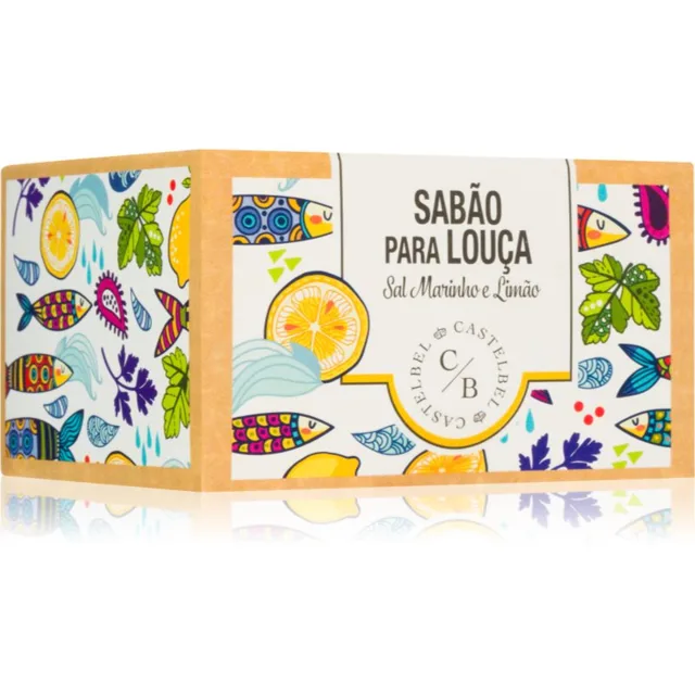 Castelbel Sardine Sea Salt & Lemon mýdlo na mytí nádobí 150 g
