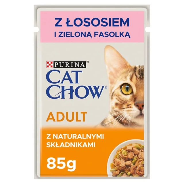 CAT CHOW Adult Losos s hráškem 85 g