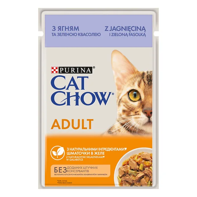 Cat Chow kapsičky 26 x 85 g - Adult - jehněčí