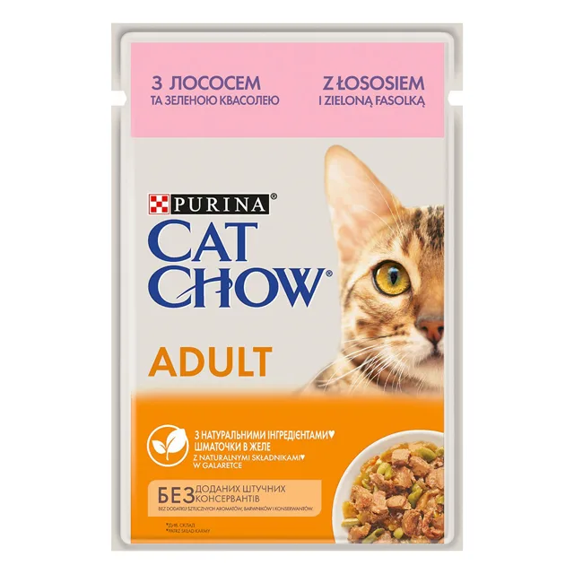 Cat Chow kapsičky 26 x 85 g - Adult - losos
