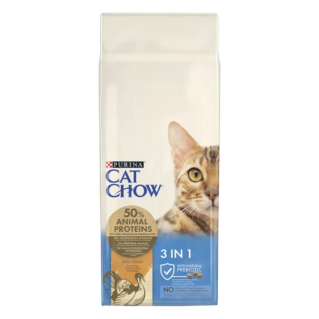 CAT CHOW Special Care 3v1 granule krocan - 15 kg