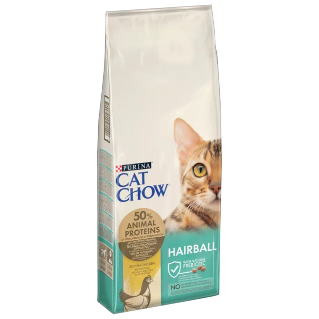 CAT CHOW Special Care Hairball Control granule kuře - 4,5 kg