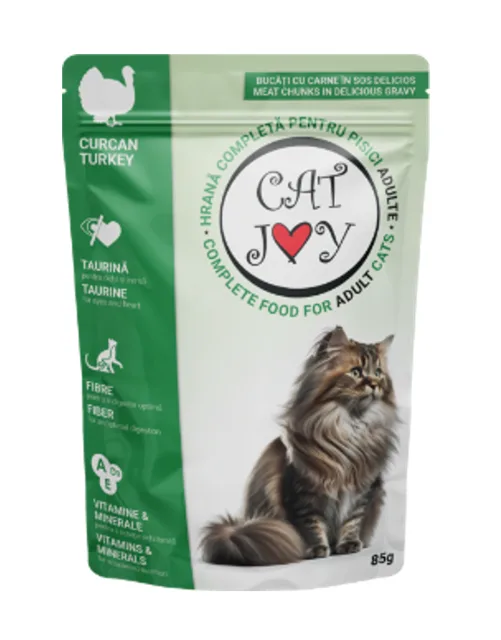 Cat Joy Kapsa Adult Turkey in Sauce - 24x85g
