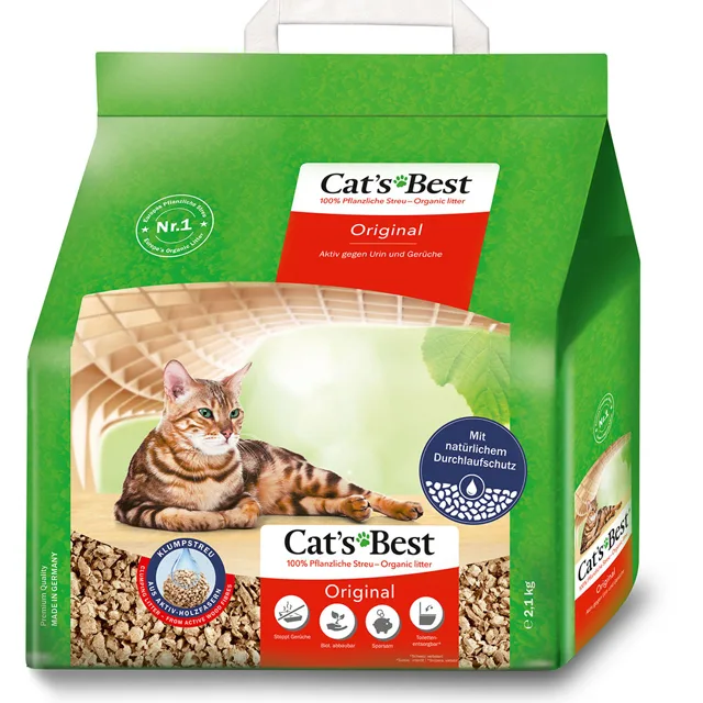 Cat's Best Original kočkolit - 2,1 kg (ca. 5 l)