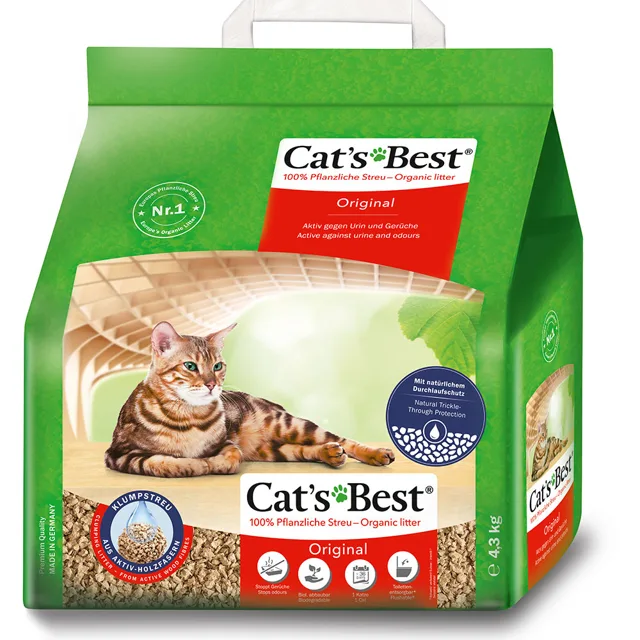 Cat's Best Original kočkolit - 4,3 kg (ca. 10 l)